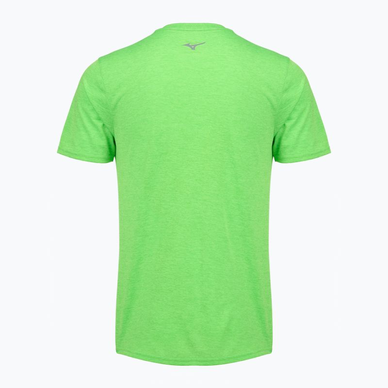 Maglietta da corsa da uomo Mizuno Core RB Tee verde gecko 2
