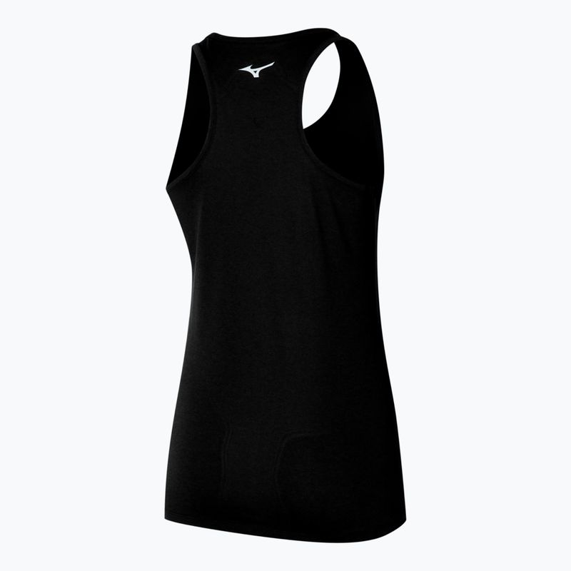 Canotta running donna Mizuno Impulse Core Tank nero 2