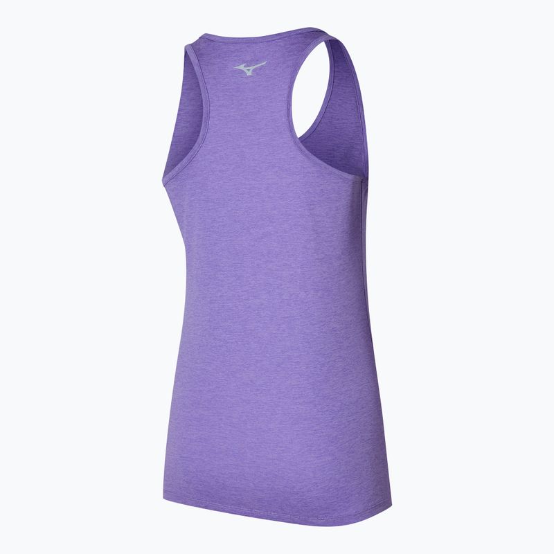Canotta da running donna Mizuno Impulse Core Tank paisley viola 2