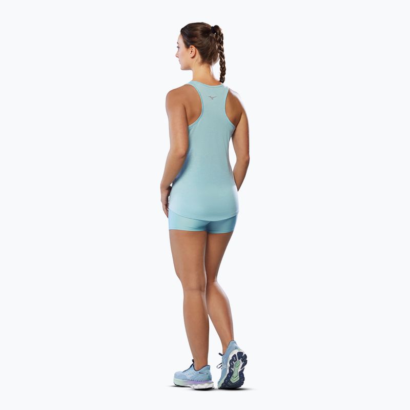 Canotta running donna Mizuno Core RB Tank blu nuvola 4