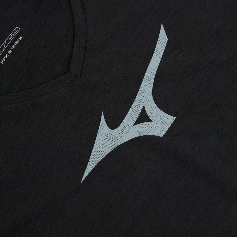 Maglietta da corsa da donna Mizuno Core RB Tee nero 3