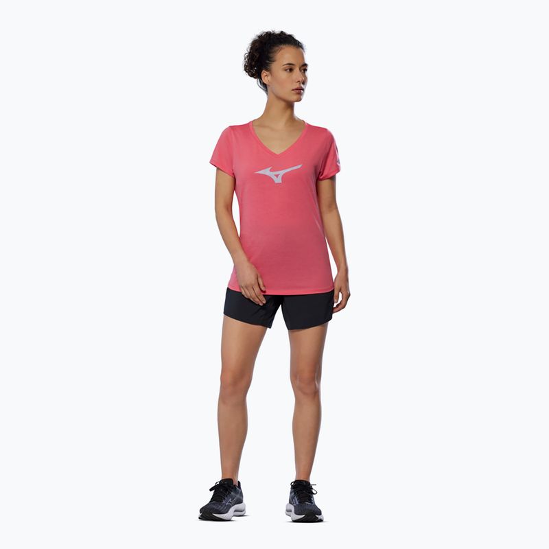 Maglietta da corsa da donna Mizuno Core RB Tee camelia rose 2