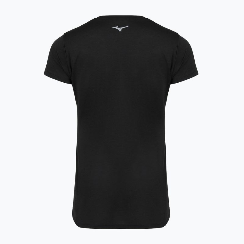 Maglietta da corsa da donna Mizuno Core Tee nero 2