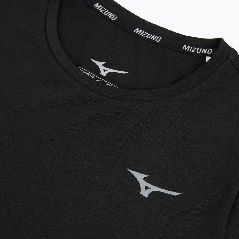 Maglietta da corsa da donna Mizuno Core Tee nero 3