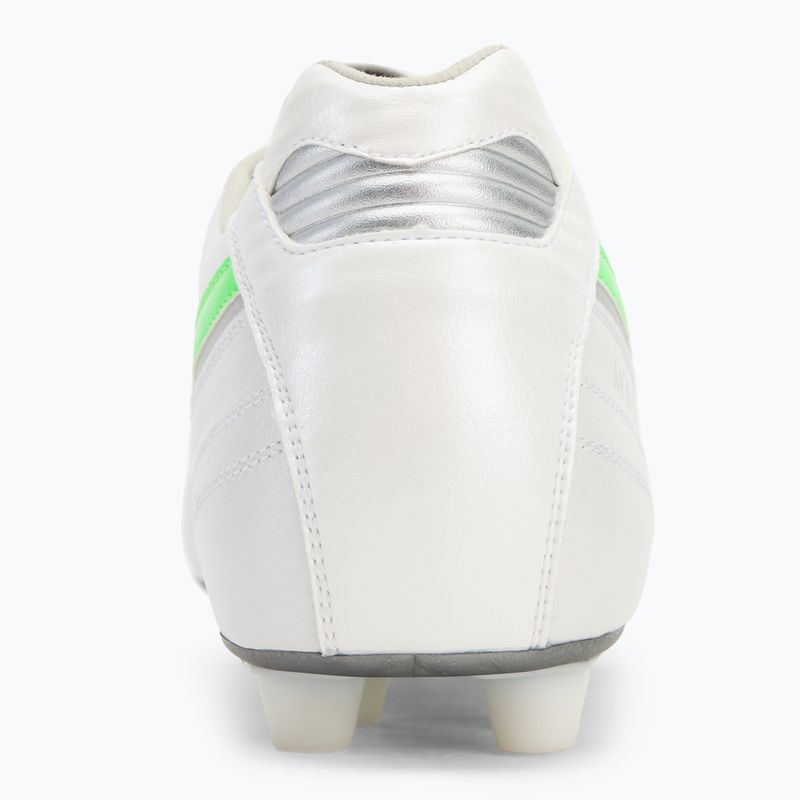 Mizuno Morelia II Elite Md bianco/neon green/galaxy silver scarpe da calcio uomo 6