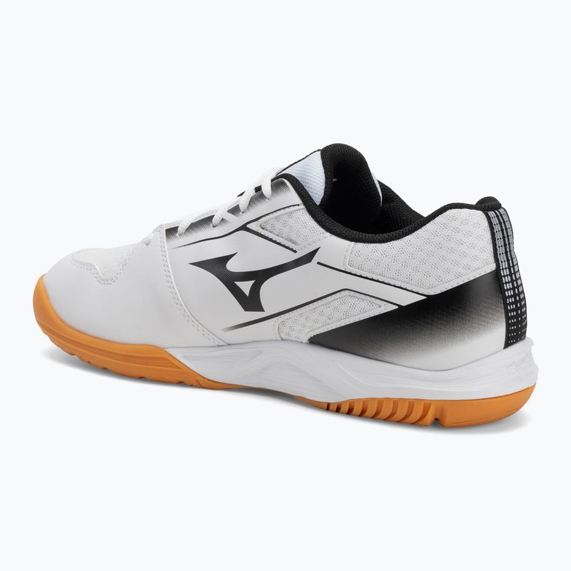 Scarpe da pallavolo Mizuno Cyclone Speed 5 bianco/nero/camoscio 3