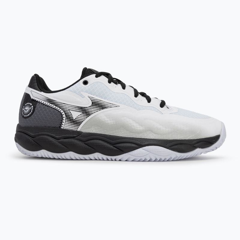 Scarpe da tennis da uomo Mizuno Wave Enforce Court CC bianco/nero/ferrovia 2