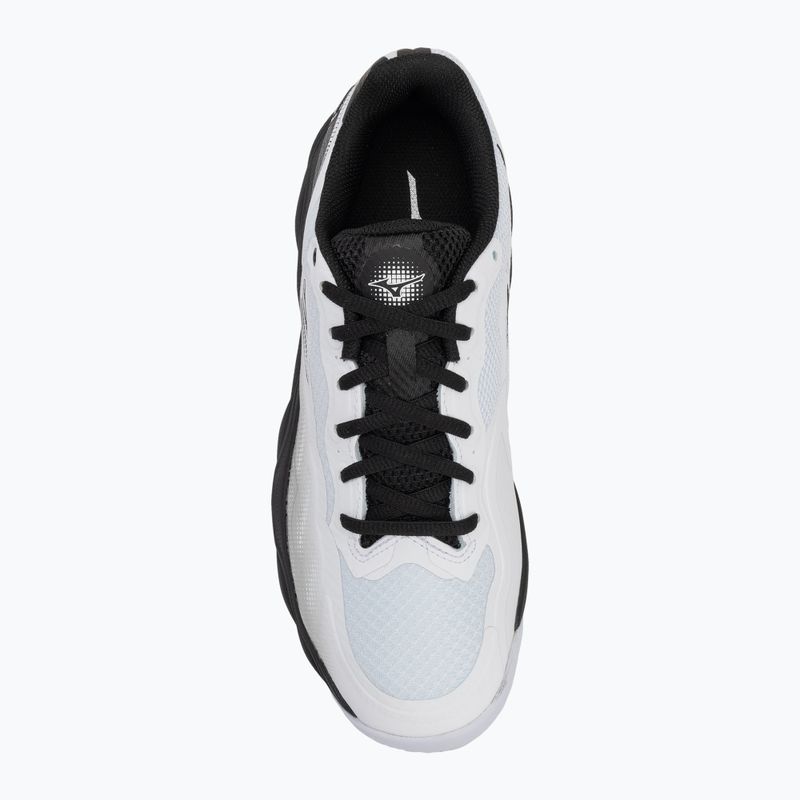 Scarpe da tennis da uomo Mizuno Wave Enforce Court CC bianco/nero/ferrovia 5