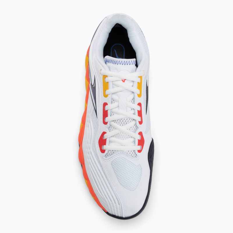 Scarpe da tennis Mizuno Wave Enforce Tour 6 AC white/fiery coral 2/citrus 5