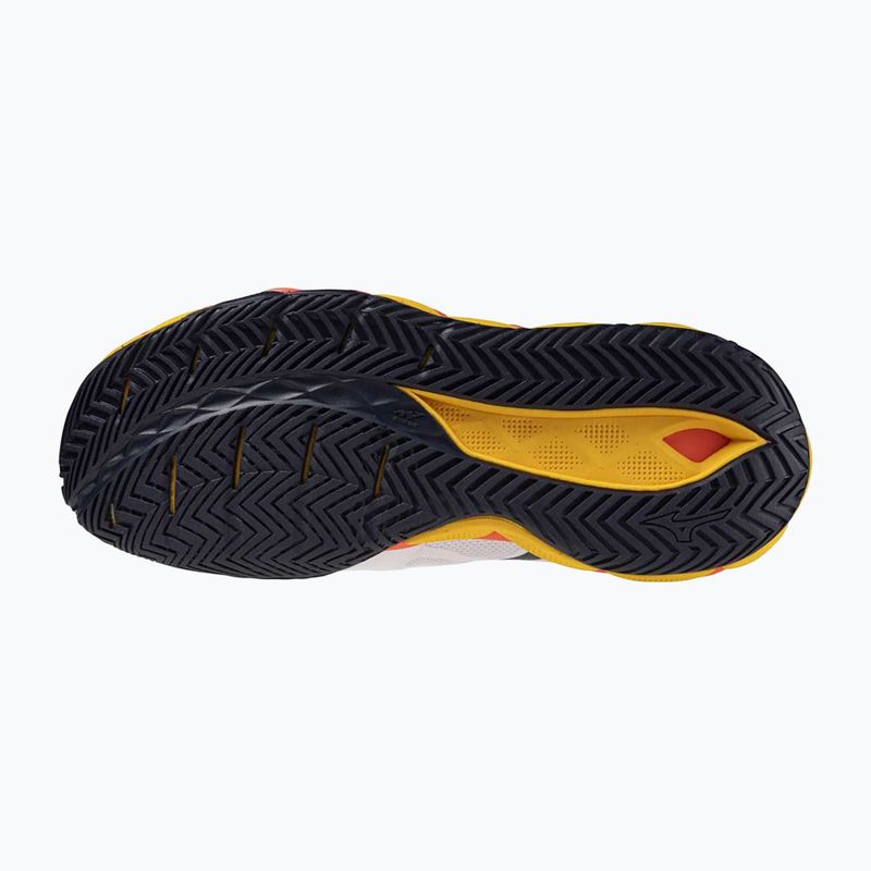 Scarpe da tennis Mizuno Wave Enforce Tour 6 AC white/fiery coral 2/citrus 9