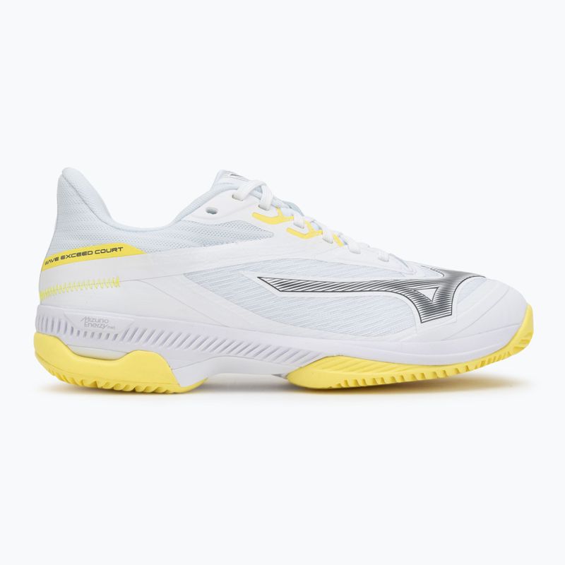 Scarpe da padel donna Mizuno Wave Exceed Court Padel W white/black send/lemon tonic 2