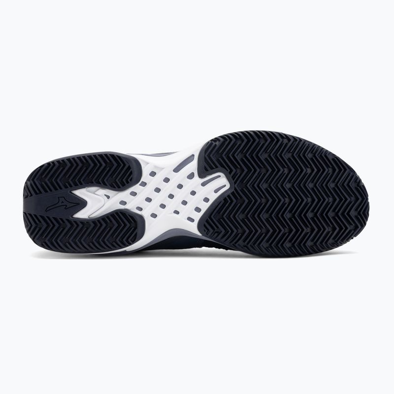 Mizuno Wave Exceed Tour 6 CC scarpe da tennis odissea grigio/bianco/blu granito 4