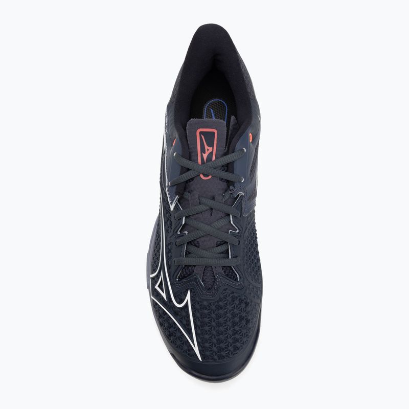 Mizuno Wave Exceed Tour 6 CC scarpe da tennis odissea grigio/bianco/blu granito 5