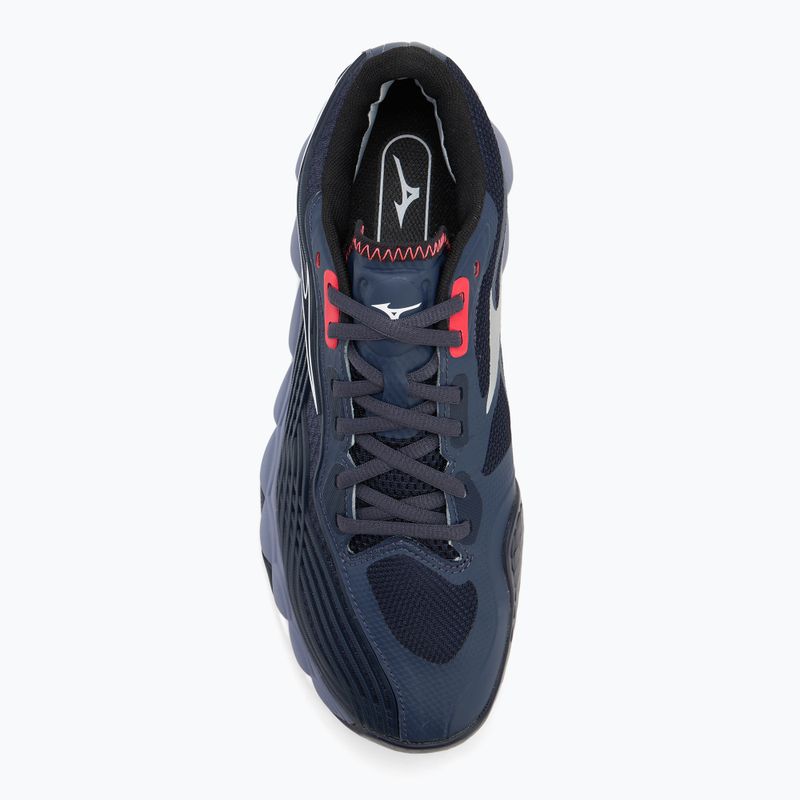 Mizuno Wave Enforce Tour 2 CC scarpe da tennis odissea grigio/bianco/blu granito 5