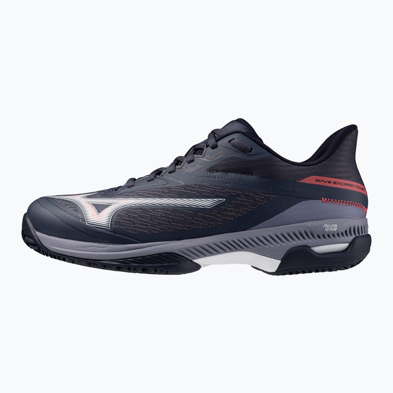 Mizuno Wave Exceed Court CC scarpe da tennis odissea grigio/bianco/blu granito