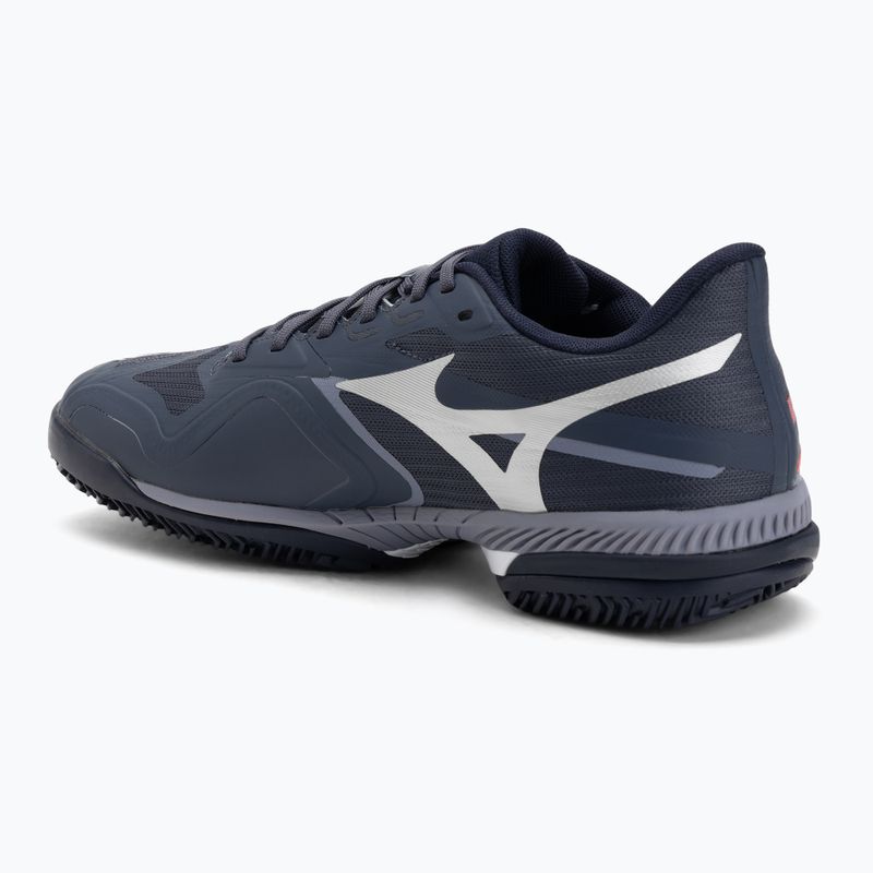Mizuno Wave Exceed Court CC scarpe da tennis odissea grigio/bianco/blu granito 3