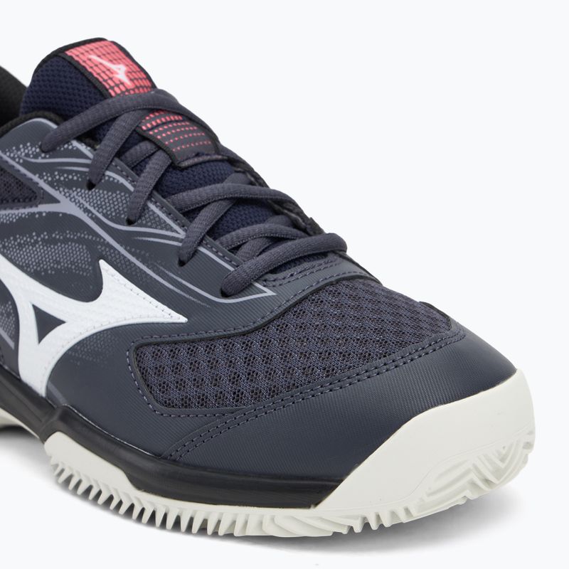 Mizuno Break Shot 5 CC scarpe da tennis odissea grigio / bianco / blu granito 7