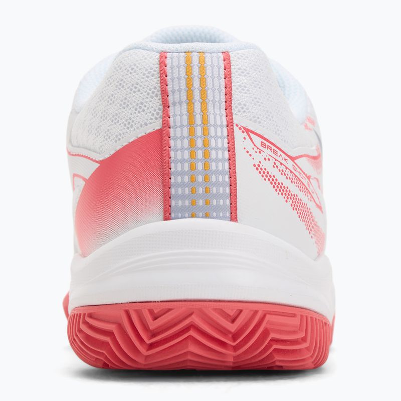 Scarpe da tennis per bambini Mizuno Break Shot 5 Jr CC bianco/blu granito/calipso coral 6