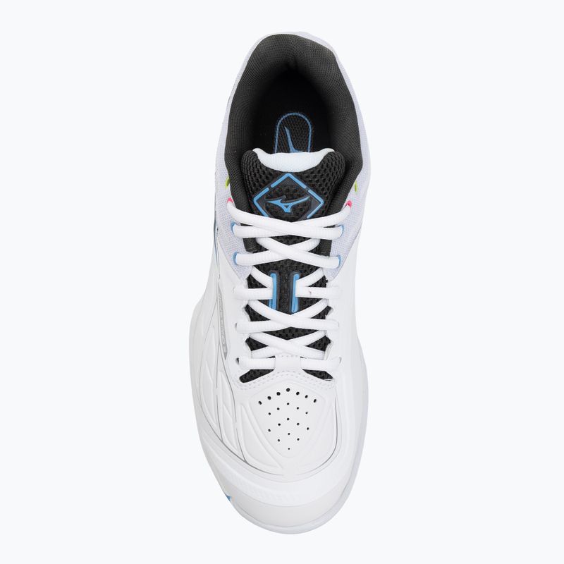 Mizuno Wave Fang 2 scarpa da badminton bianco/rosa tetra/tutto all'estero 5