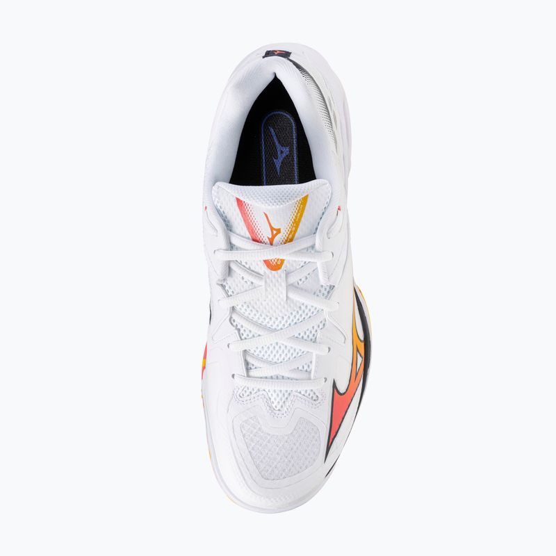 Mizuno Wave Claw 3 scarpa da badminton bianco/citrus/calypso coral 11