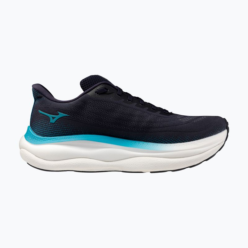 Scarpe da corsa da uomo Mizuno Wave Sky 9 blu baritono/agrumi/capri breeze 9
