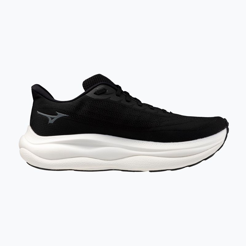 Scarpe da corsa da uomo Mizuno Wave Sky 9 nero/grigio metallizzato/sabbia nera 2