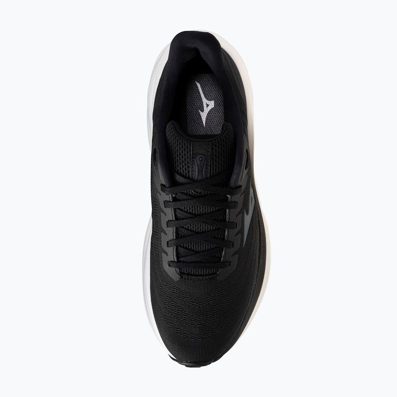 Scarpe da corsa da uomo Mizuno Wave Sky 9 nero/grigio metallizzato/sabbia nera 7