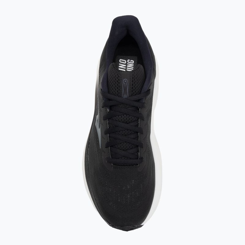 Scarpe da corsa da uomo Mizuno Wave Sky 9 nero/grigio metallizzato/sabbia nera 5