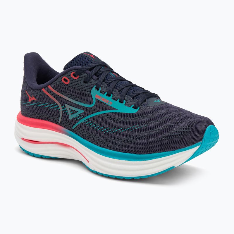 Scarpe da corsa da uomo Mizuno Wave Rider 29 odissea grigio/capri breeze/calypso coral
