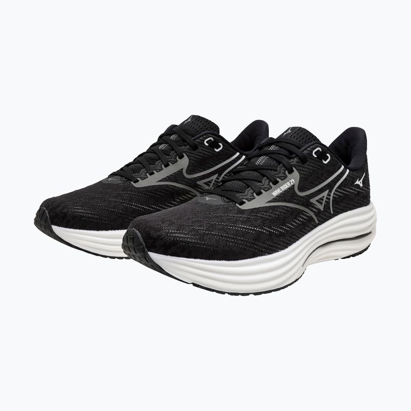 Scarpe da corsa da uomo Mizuno Wave Rider 29 Sabbia nera/ombra silenziosa/nero 8
