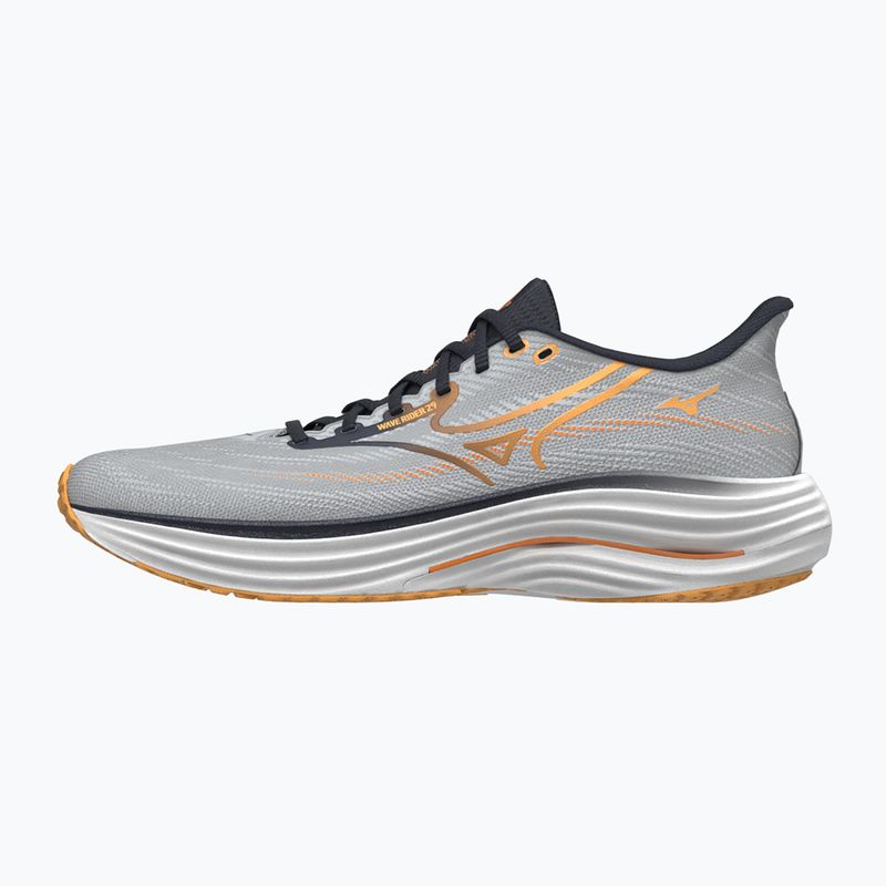 Scarpe da corsa da uomo Mizuno Wave Rider 29 harbor mist/blu baritone/arancione 9