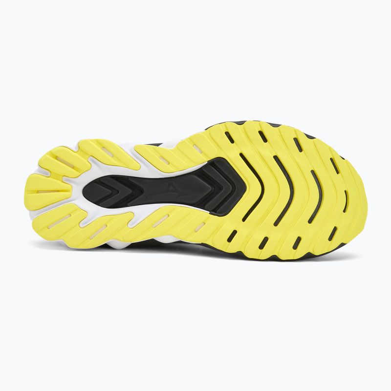 Scarpe da corsa da uomo Mizuno Wave Skyrise 6 nero/nebbia marina/limone tonico 4