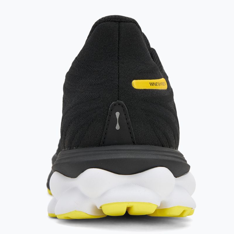 Scarpe da corsa da uomo Mizuno Wave Skyrise 6 nero/nebbia marina/limone tonico 6