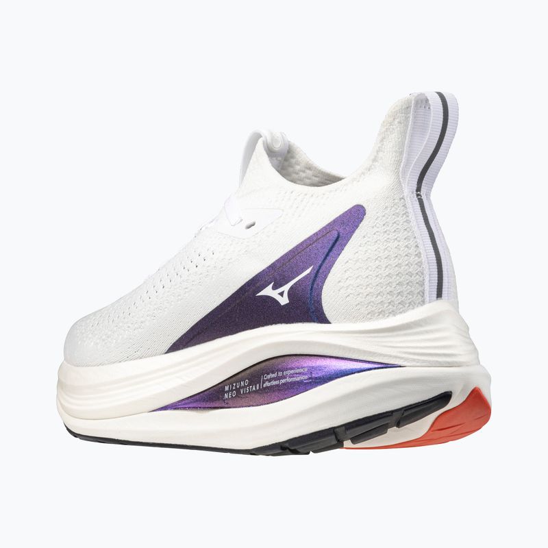 Scarpe da corsa da uomo Mizuno Neo Vista 2 bianco/bianco/iris bloom 4