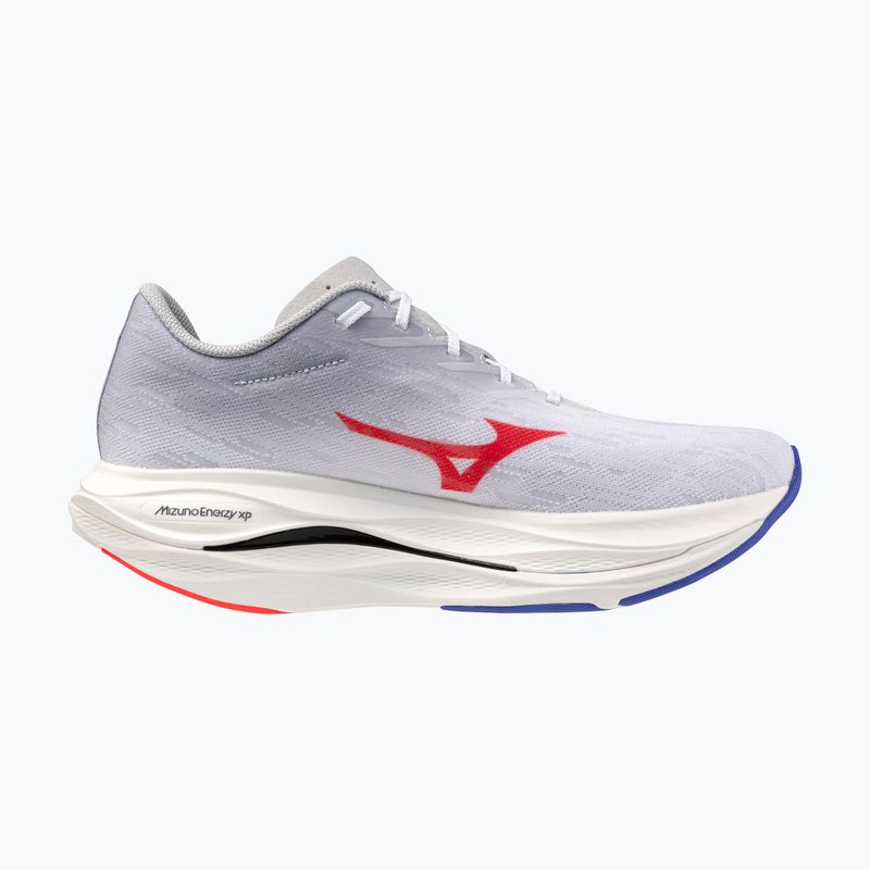 Scarpe da corsa da uomo Mizuno Wave Rebellion Flash 3 bianco/fiery coral 2/iris bloom 2