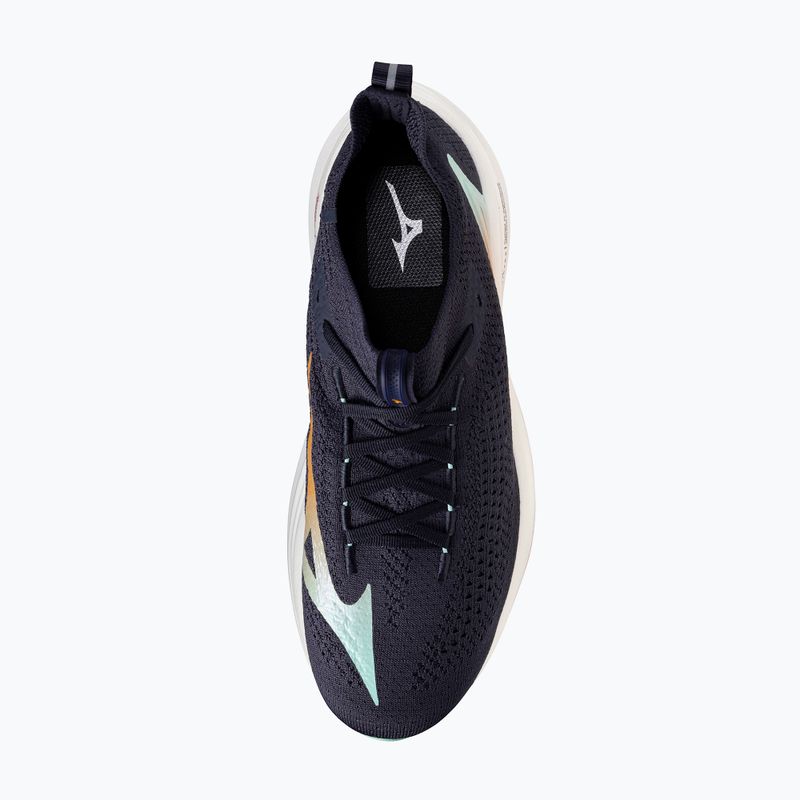 Mizuno Neo Vista 2 scarpa da corsa bianco/bianco/iris bloom baritone blue/baritone blue/tangello 12