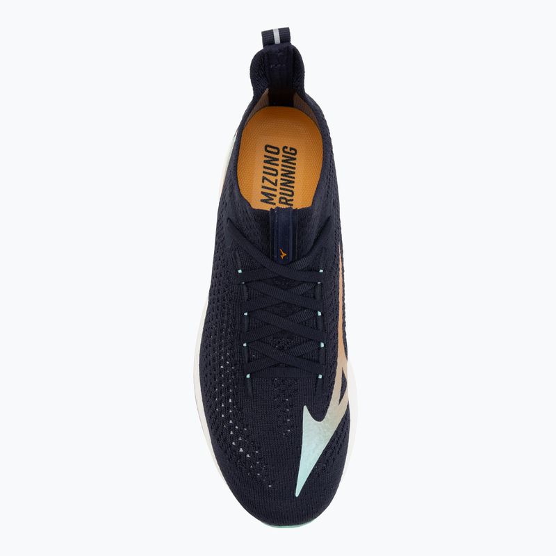 Mizuno Neo Vista 2 scarpa da corsa bianco/bianco/iris bloom baritone blue/baritone blue/tangello 5