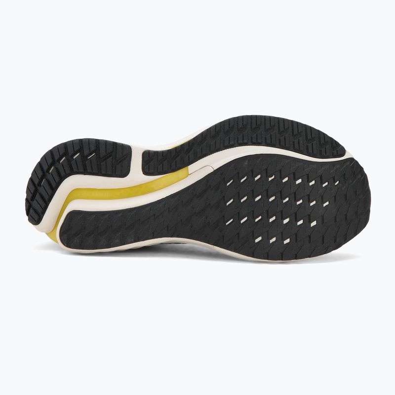 Scarpe da corsa da uomo Mizuno Wave Inspire 21 nero/bianco/giallo brillante 4