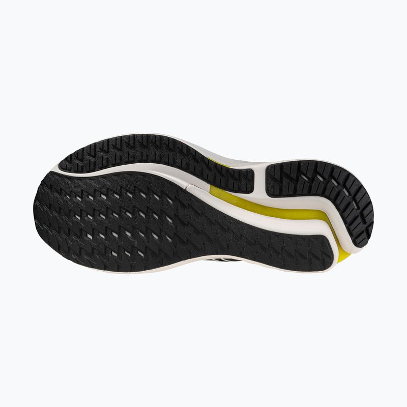 Scarpe da corsa da uomo Mizuno Wave Inspire 21 nero/bianco/giallo brillante 13
