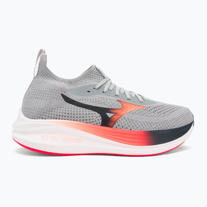 Scarpe da corsa da uomo Mizuno Neo Zen odyssey grigio/argento/citrus 2