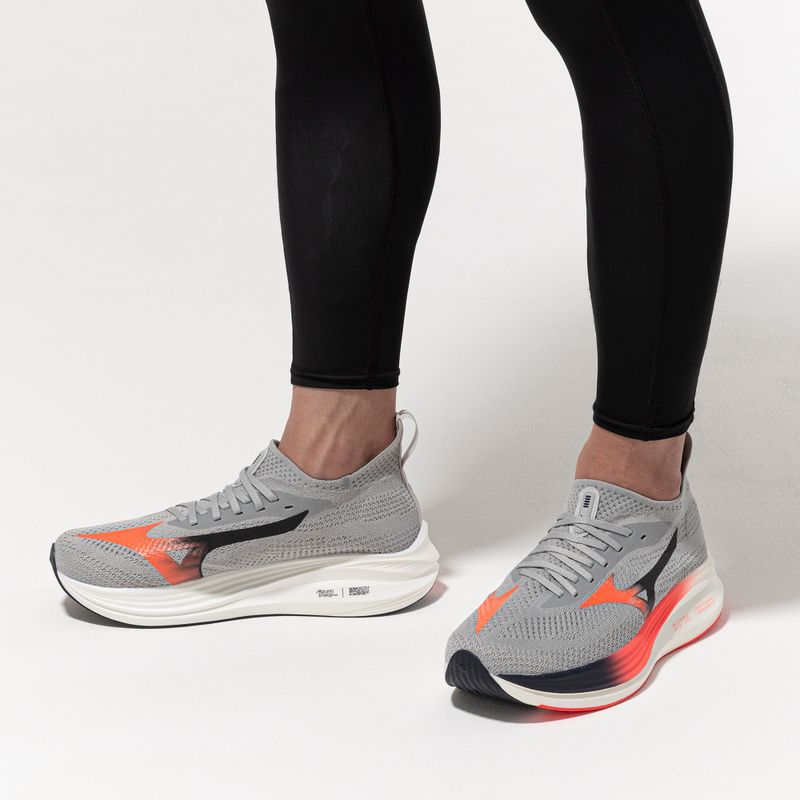 Scarpe da corsa da uomo Mizuno Neo Zen odyssey grigio/argento/citrus 10
