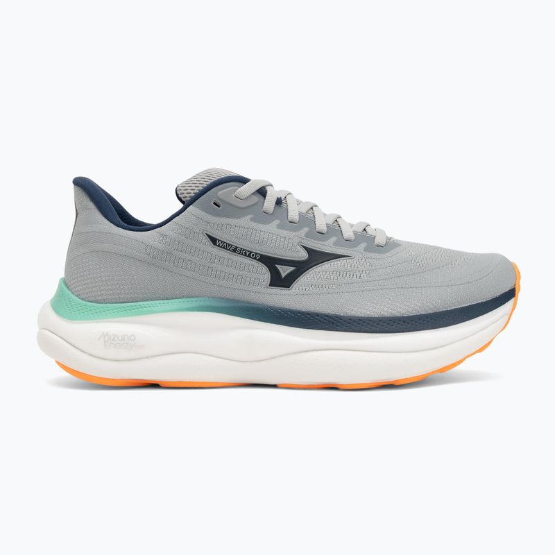 Scarpe da corsa da uomo Mizuno Wave Sky 9 harbor mist/dress blues/ice green 2