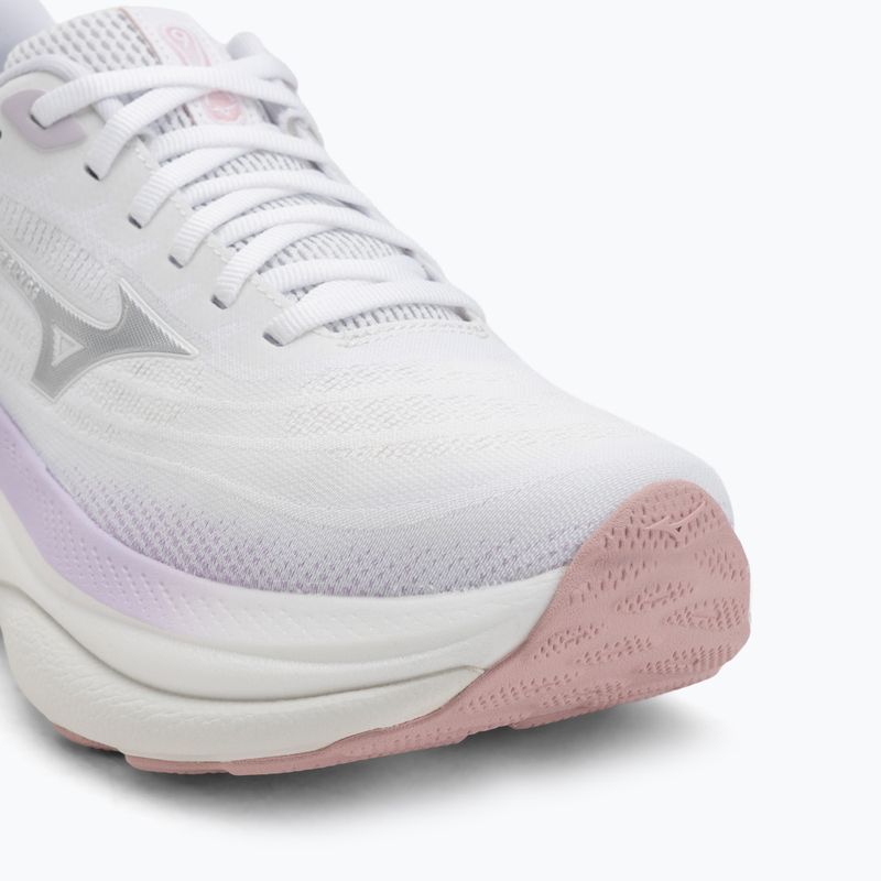 Scarpe da corsa da donna Mizuno Wave Sky 9 bianco/argento/orchidea petalo 7