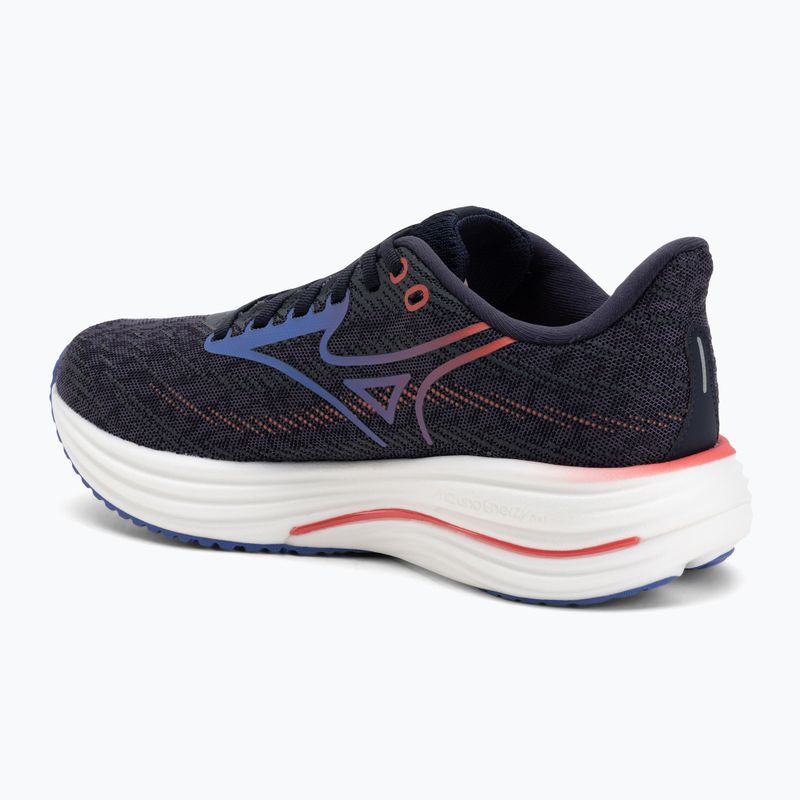 Scarpe da corsa da donna Mizuno Wave Rider 29 odyssey grigio/iris bloom/calypsocoral 3