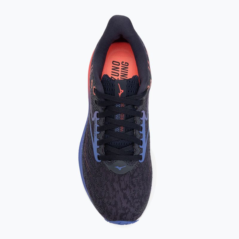 Scarpe da corsa da donna Mizuno Wave Rider 29 odyssey grigio/iris bloom/calypsocoral 5