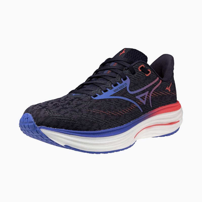 Scarpe da corsa da donna Mizuno Wave Rider 29 odyssey grigio/iris bloom/calypsocoral 10