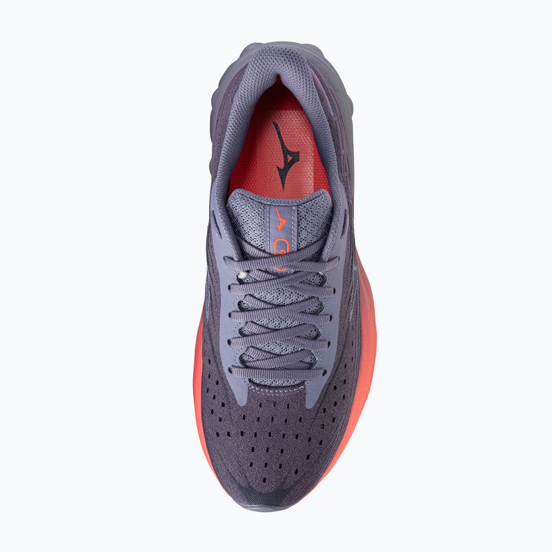 Scarpe da corsa da donna Mizuno Wave Skyrise 6 blu granito/blu islandese/strikingcoral 5