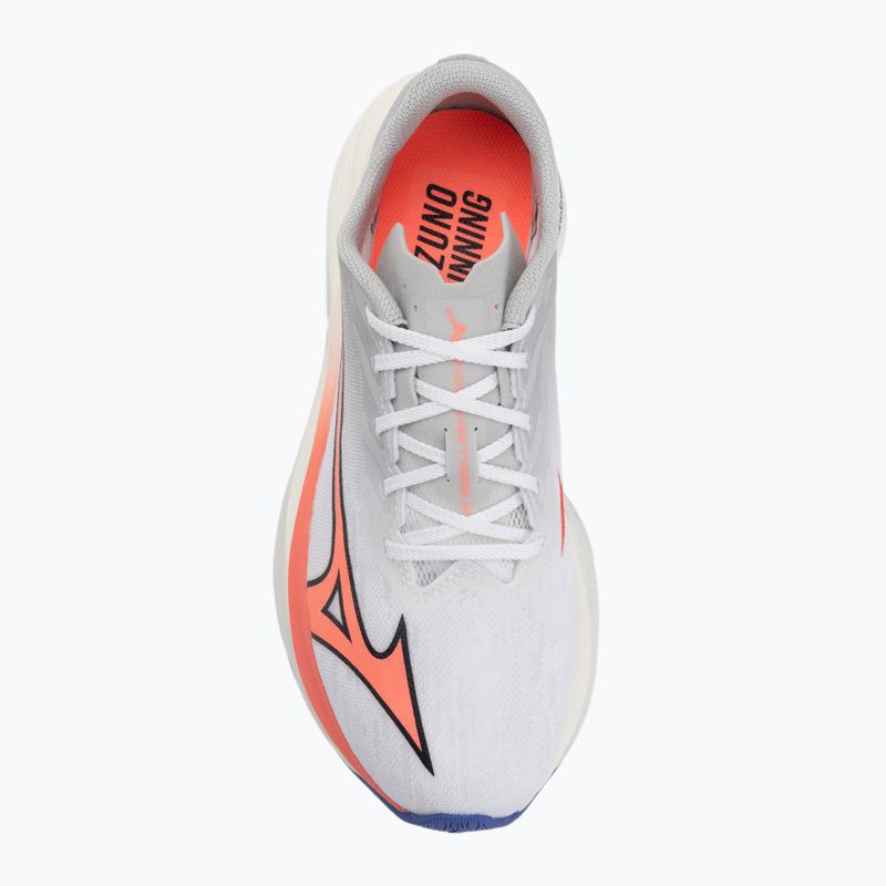 Scarpe da running donna Mizuno Wave Rebellion Flash 3 white/striking coral/iris bloom 5
