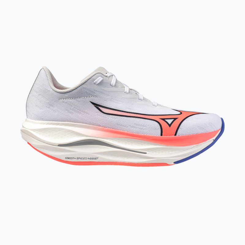 Scarpe da running donna Mizuno Wave Rebellion Flash 3 white/striking coral/iris bloom 9