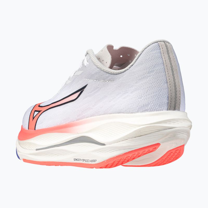 Scarpe da running donna Mizuno Wave Rebellion Flash 3 white/striking coral/iris bloom 12
